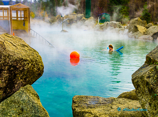 Chena Hot Springs Resort during summer
