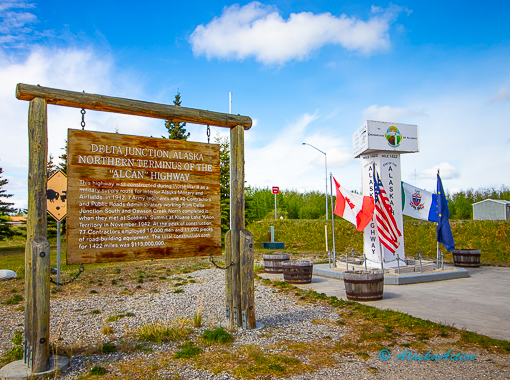 Driving across Delta Junction