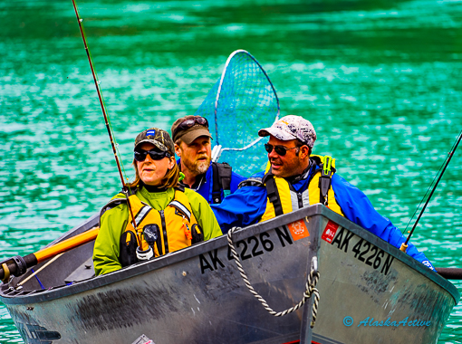 Salmon Fishing in Kenai River 