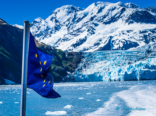 Alaska Flag on the Alaska Ferry